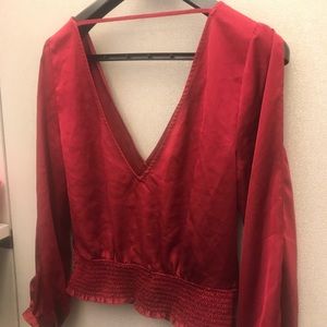 Bebe long sleeve blouse